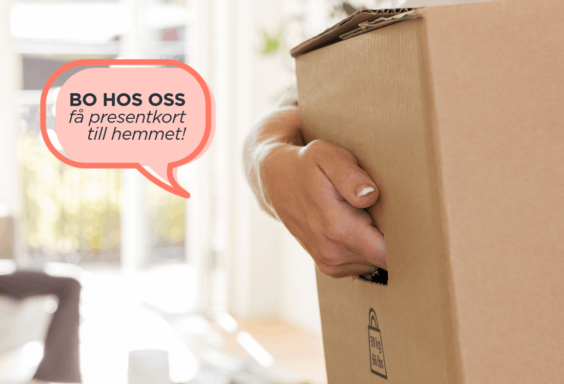 Bo hos oss - få presentkort till hemmet!