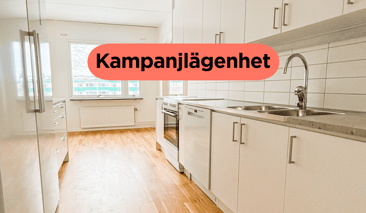 3,5 rum och kök på höstgatan 6 c i Bjuv. Bo hos oss - få presentkort till hemmet!